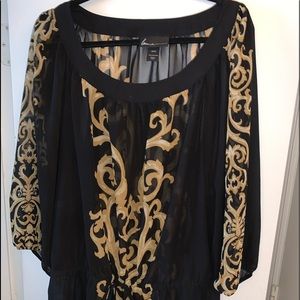 2 sexy sheer dressy & casual blouses for $10 3x